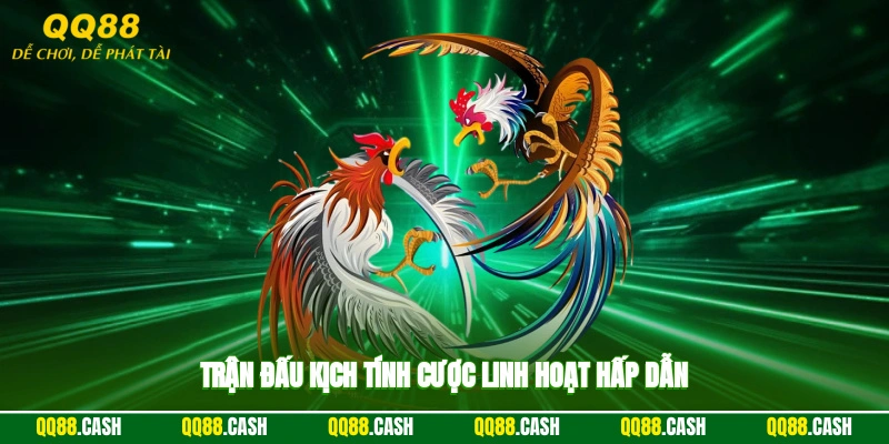 Trận đấu kịch tính, cược linh hoạt hấp dẫn